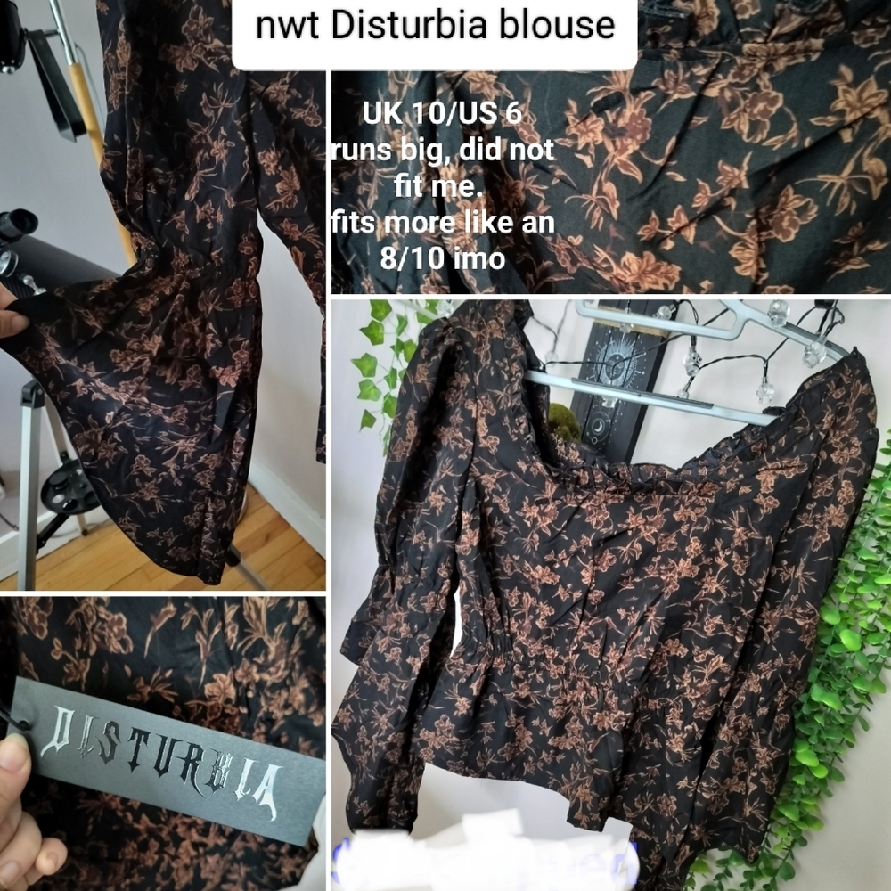 Disturbia bell sleeve blouse